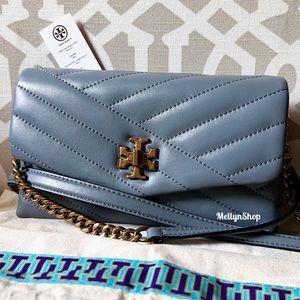 NEW!! Tory Burch Kira Chevron Chain Wallet